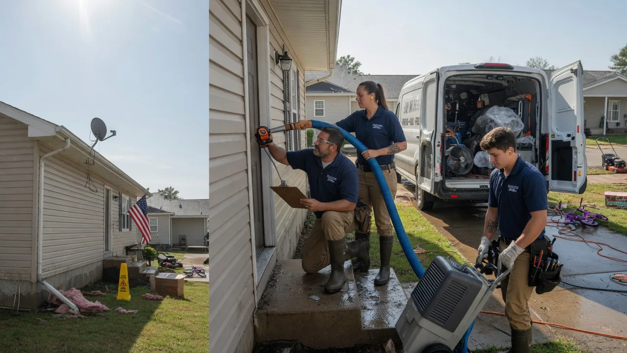 Ceiling Water Damage Restoration in Benwood, WV near me